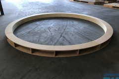 MDF circle frame for ceiling feature