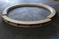MDF framing 3m diameter, 150mm recess for ceiling feature