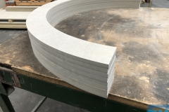 Compressed fibre cement window architrave