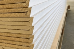 Prefinished angled plasterbpard profiles