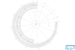 Drawings showing unique shape of each panel