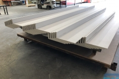 Double folded L shape profile for curtain pelmet