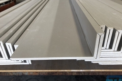 Double folded L shaped bulkhead