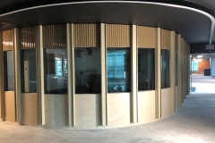 fluted MDF panels