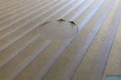MDF fluting feature wall