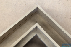 Custom MDF light trough