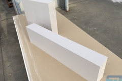 Plasterboard boxes to create ceiling feature