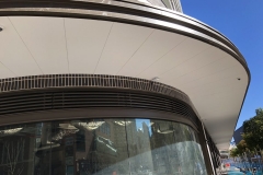Scyon Matrix panels machined to match curves of building