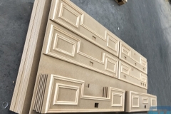 MDF ducted skirting covers with Pine trims
