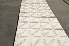 Patterned ceiling tiles