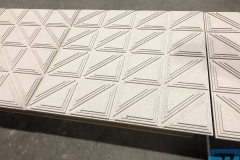 Replacement triplestep ceiling tile
