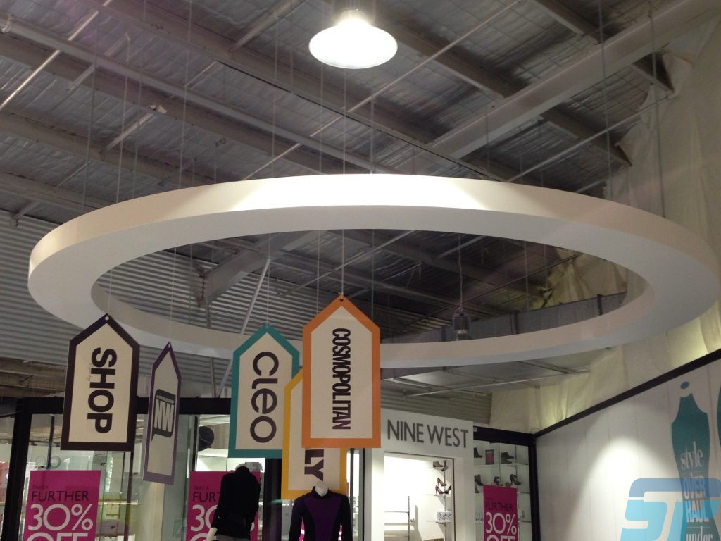 Plasterboard ceiling feature