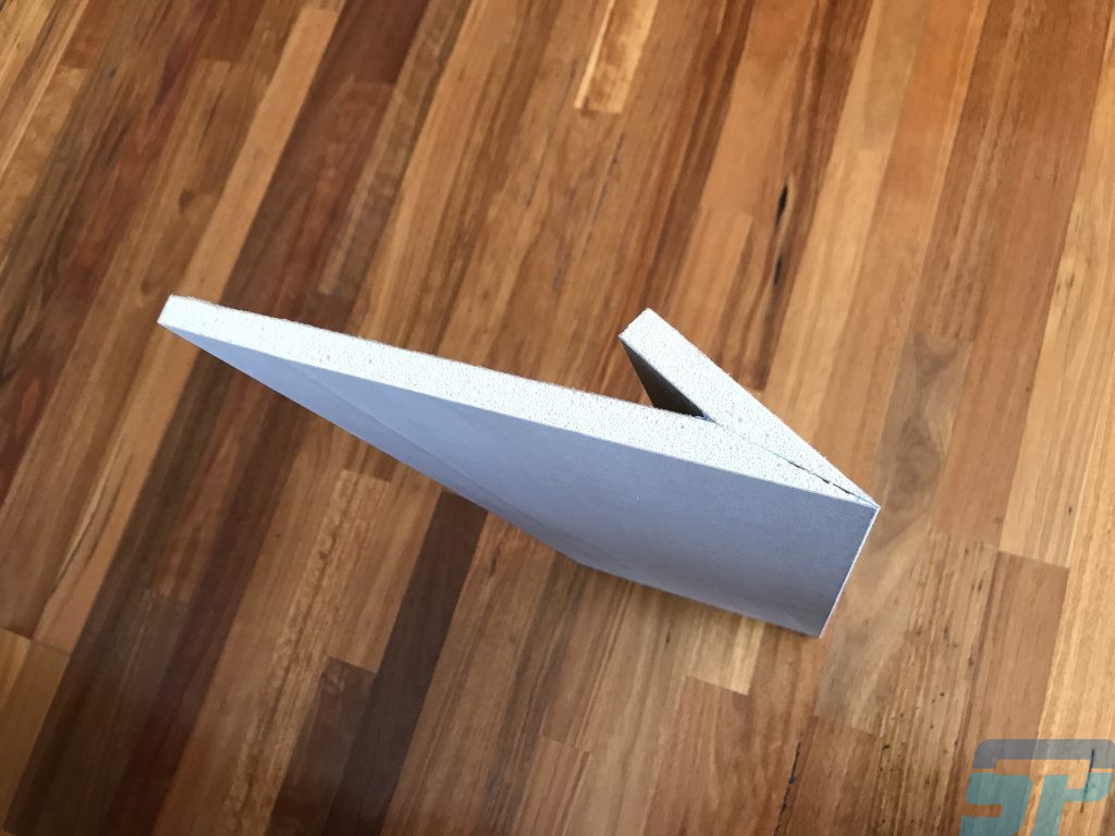 knife edge plasterboard bulkhead