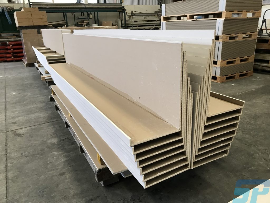 preformed plasterboard U shape bulkheads