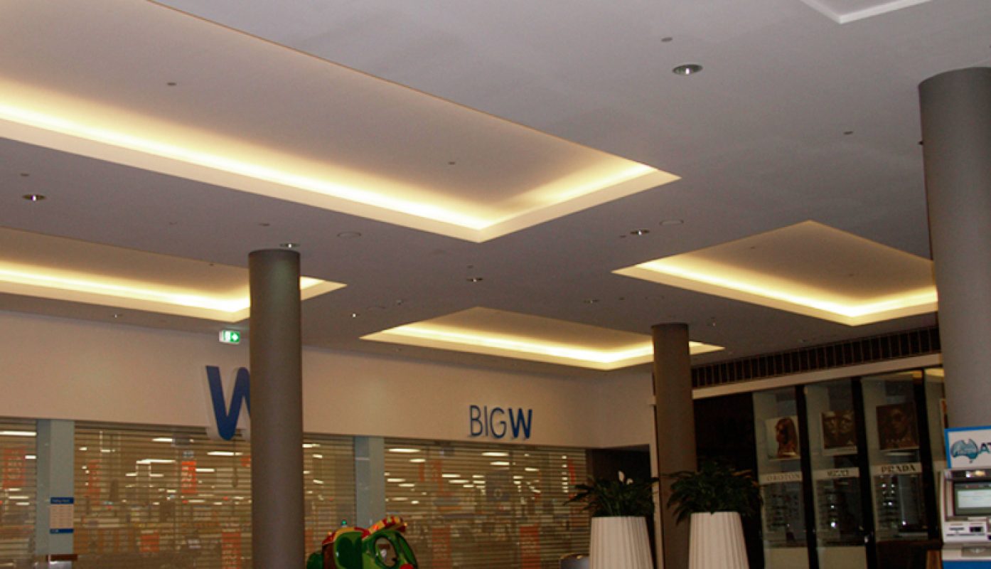 Ceiling features, Charlestown Square
