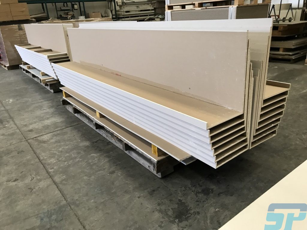 U shape plasterboard bulkheads