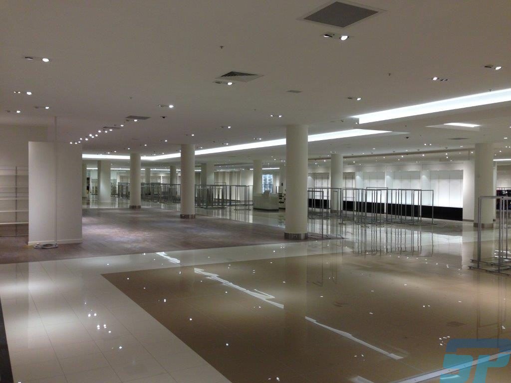 Plasterboard light trough bulkheads