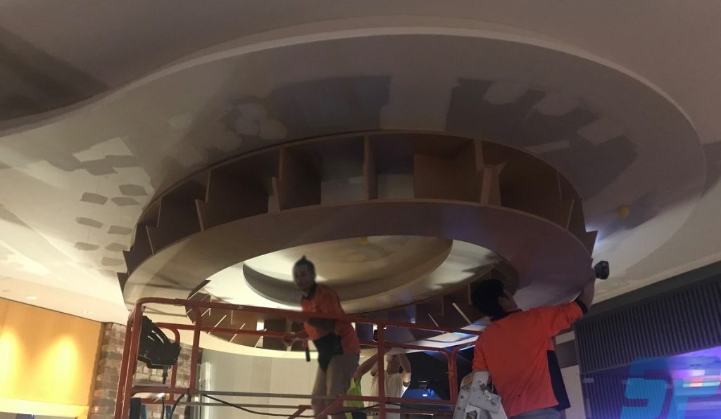 Cut to size MDF light trough