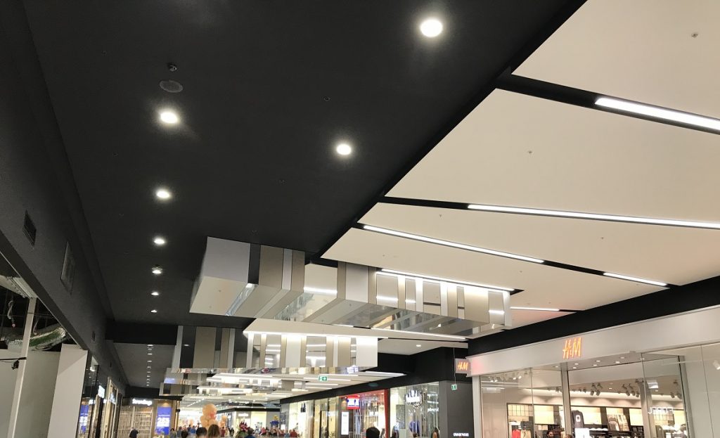 Prefinished plasterboard bulkheads