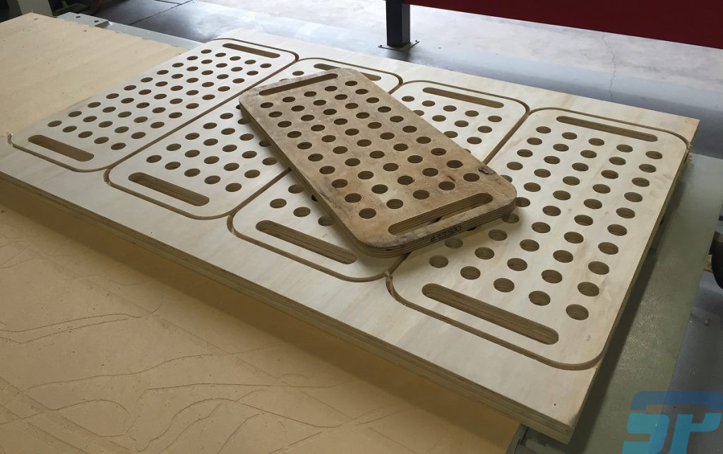 CNC machined plywood