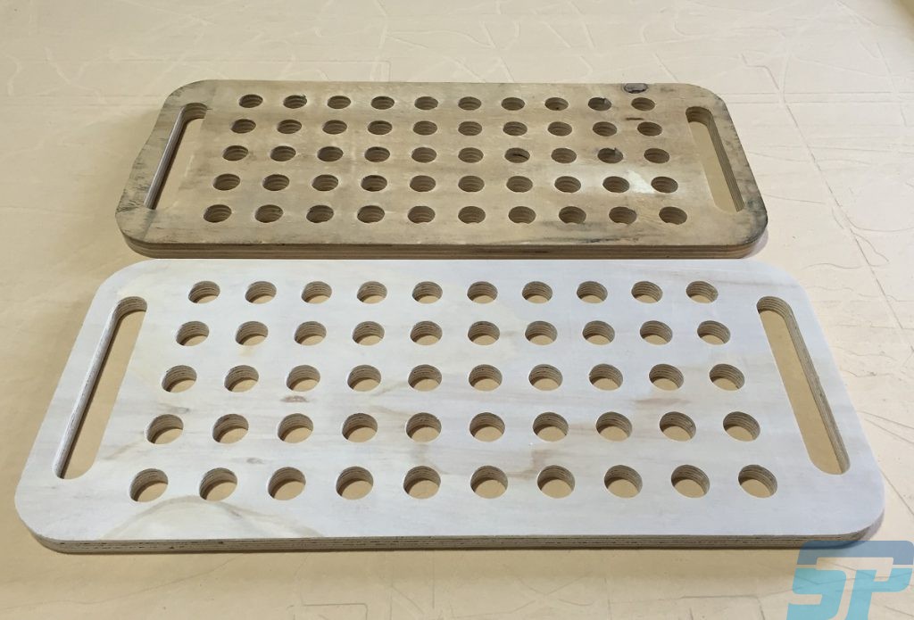 CNC machined plywood