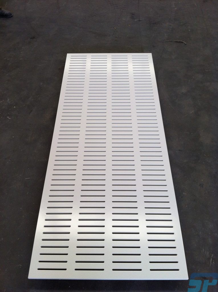 Slotted acoustic panel