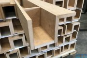 MDF light pelmet detail