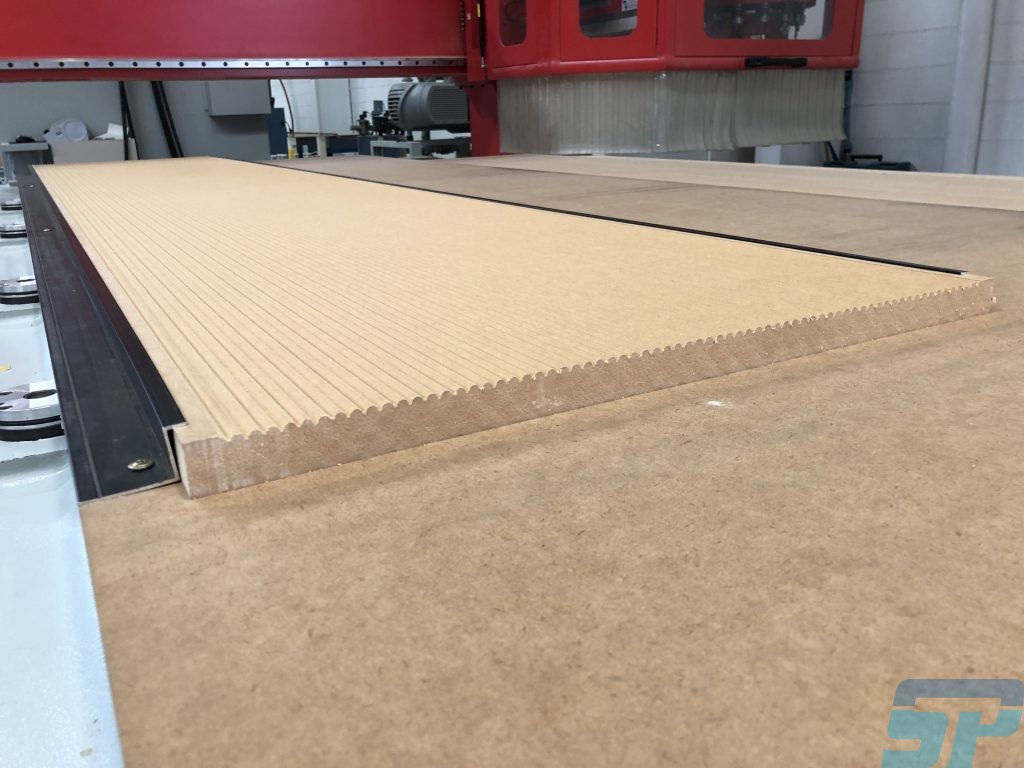 Ribbed MDF panels