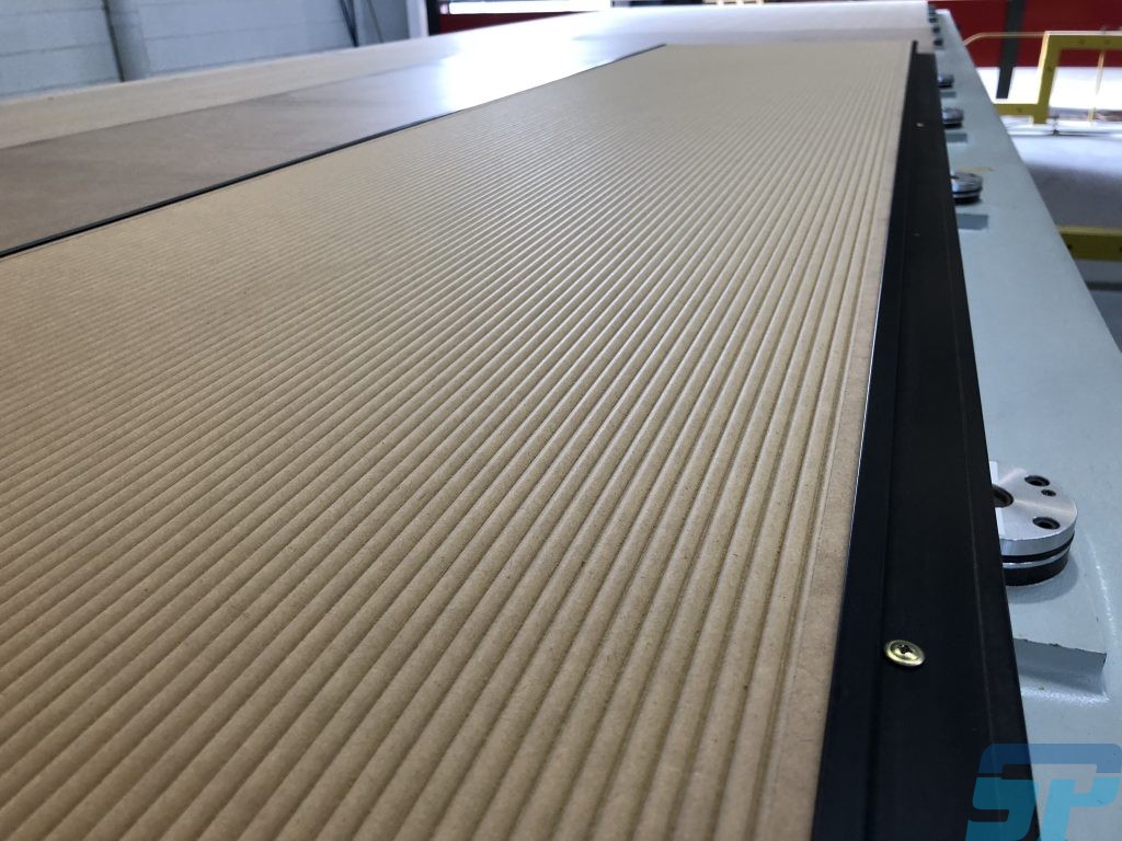 Ribbed MDF panels