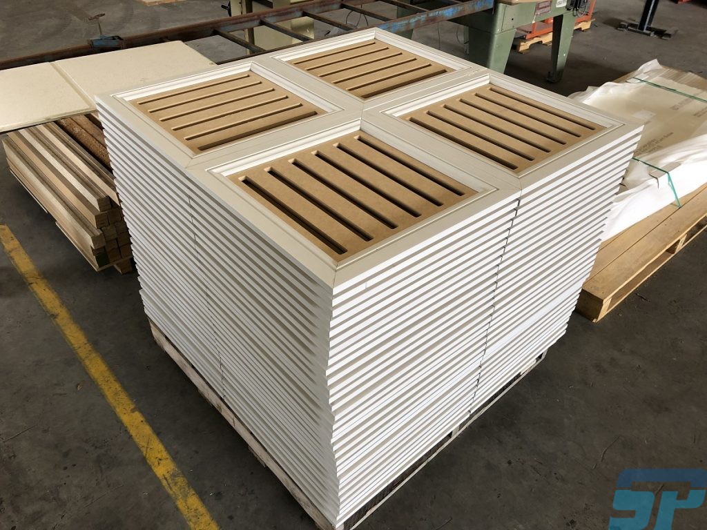 Decorative acoustic ceiling panels
