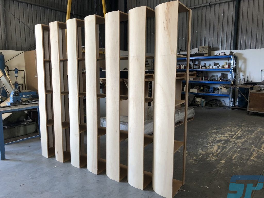 MDF, curved bulkhead frame - Scandinavian Profiles - Machining ...