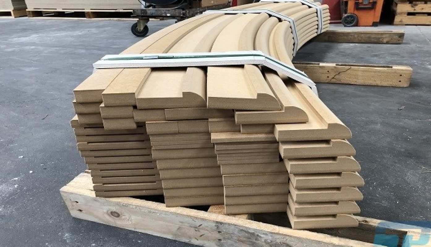 MDF mouldings for balustrade