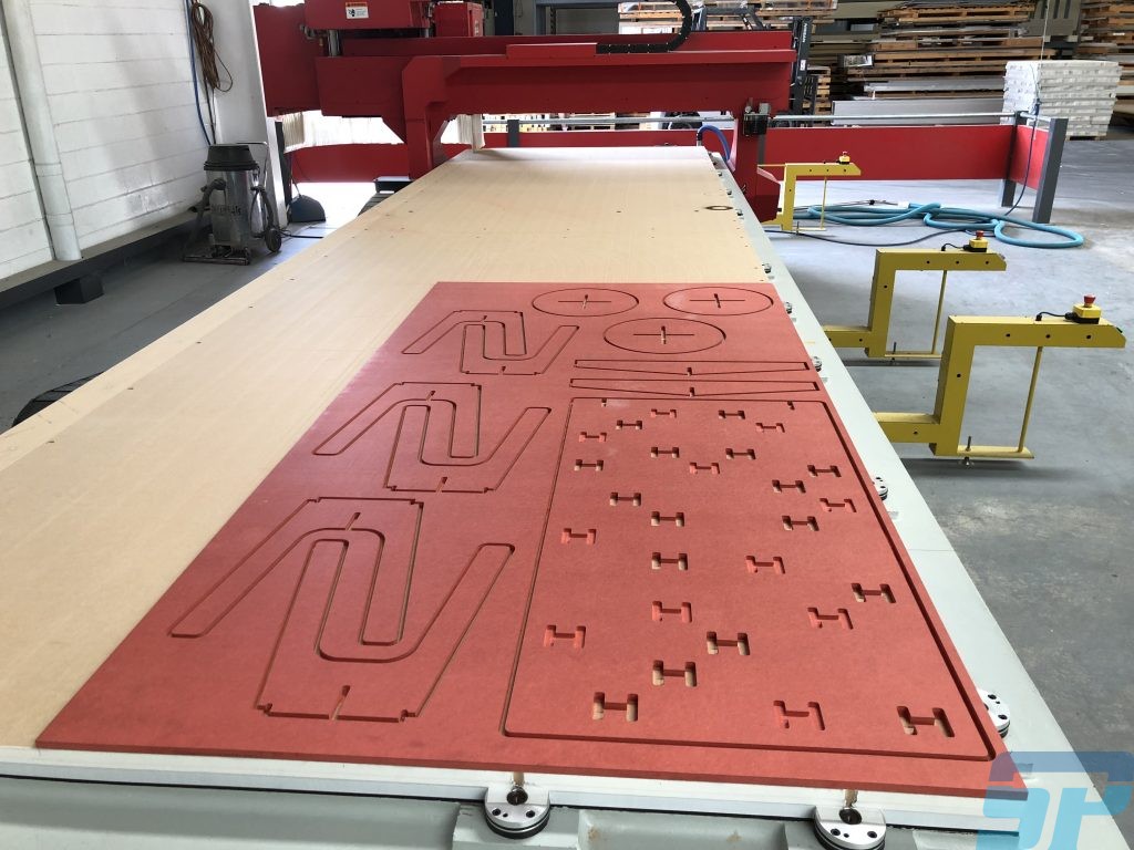 Coloured through MDF