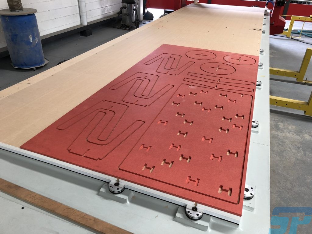 Coloured through MDF