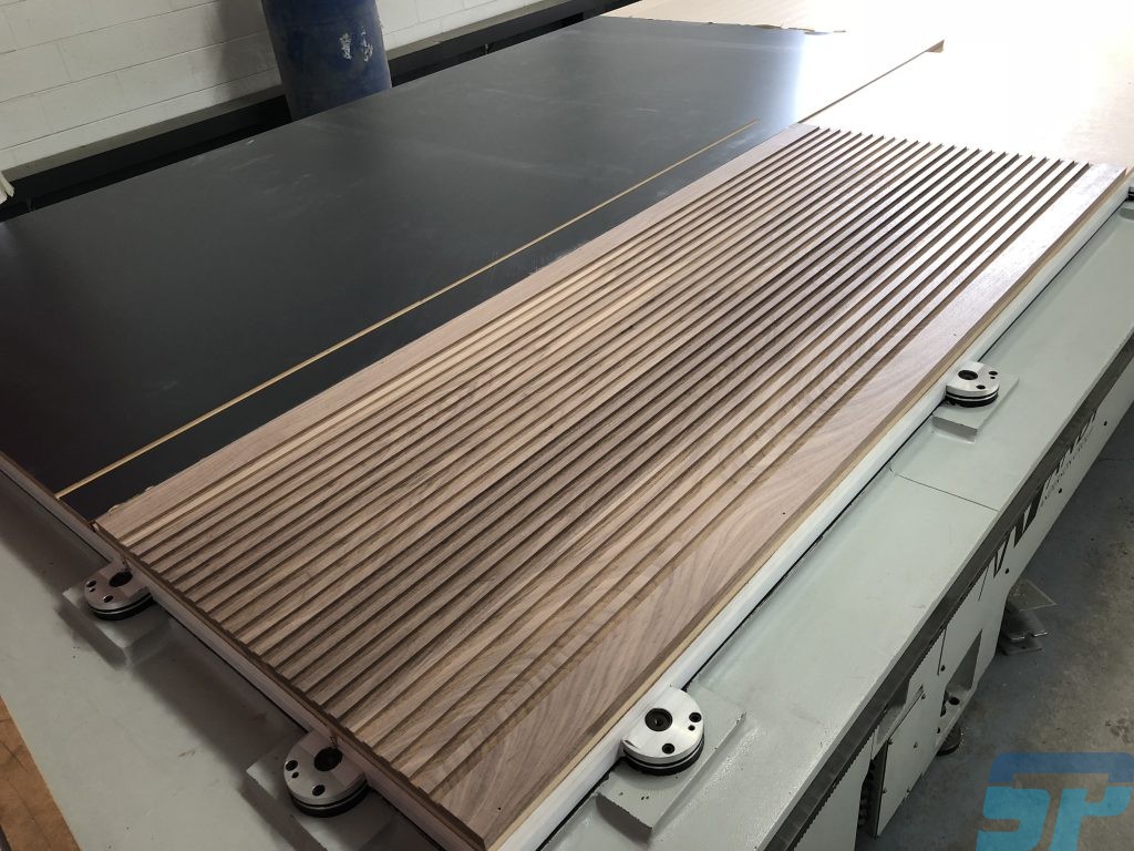 Timber batten detail