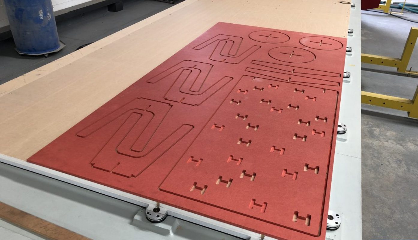 Coloured through MDF