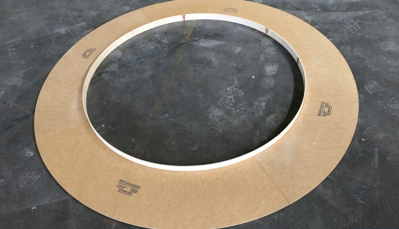 Light trough detail, MDF
