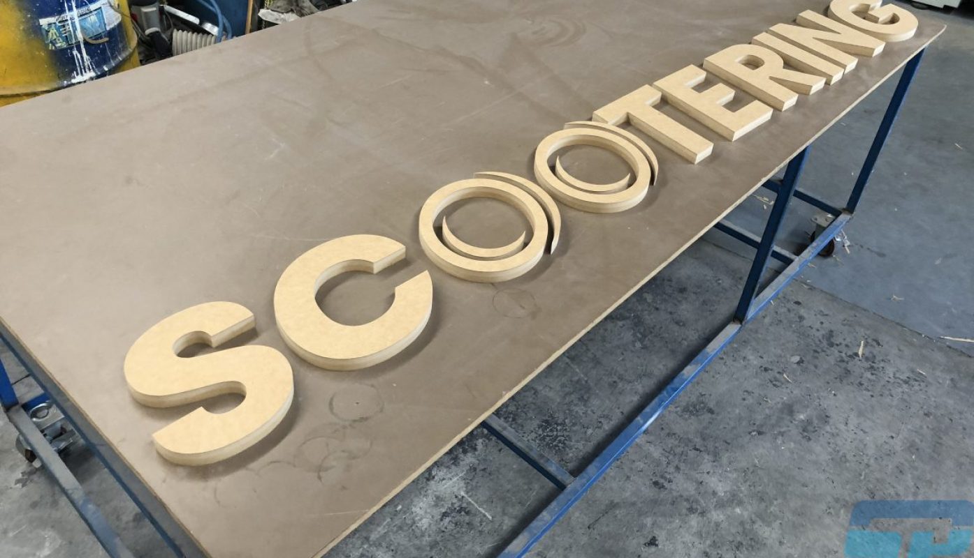 MDF lettering