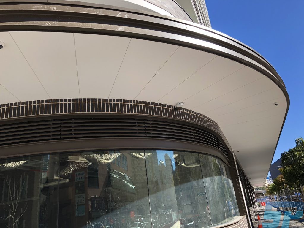 Ground floor soffit panels