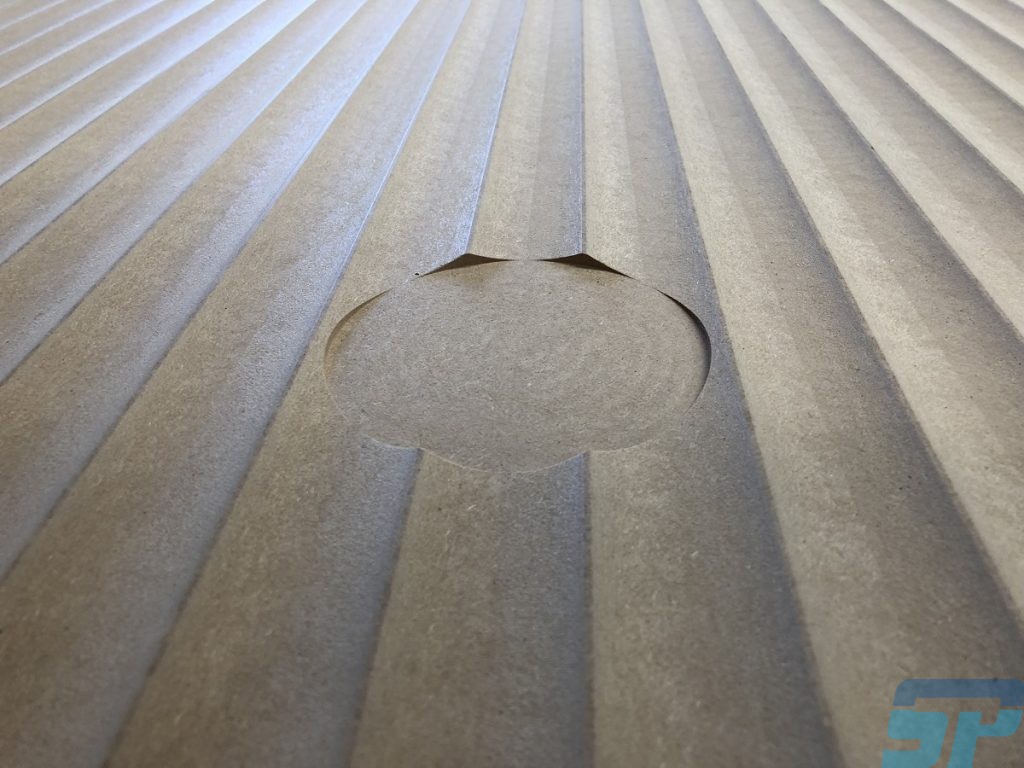 MDF fluting feature wall with light recess