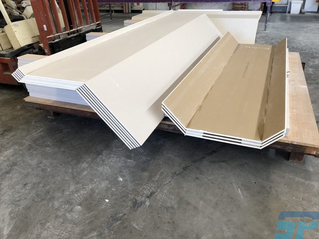 Custom angled Z shaped profiles