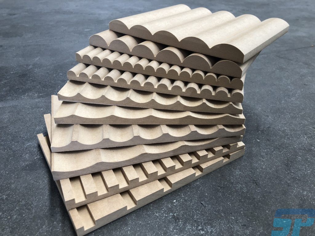 Textured MDF wall panels