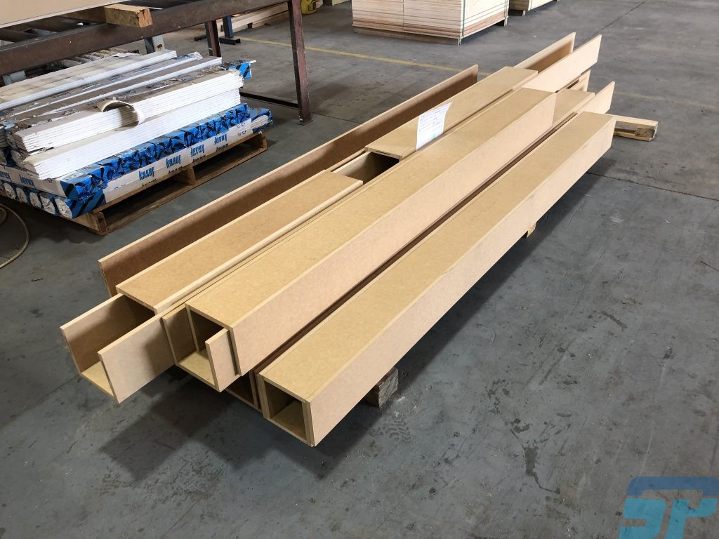 MDF shapes for curtain pelmets