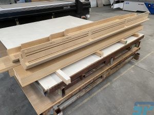 Slotted MDF L shapes