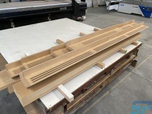 Slotted MDF L shapes