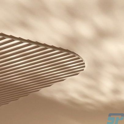 Ceiling feature using Fluted MDF